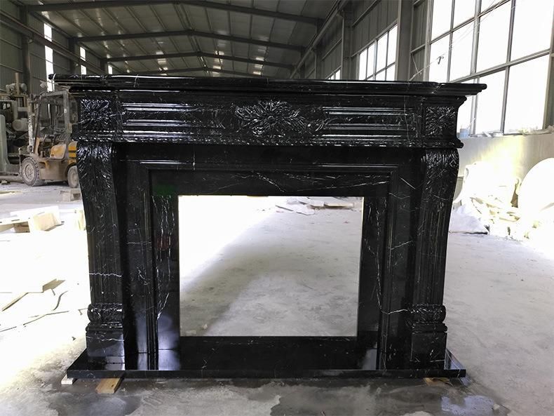 Chinese Wholesale Marble Fireplace Mantle Fireplace Surround