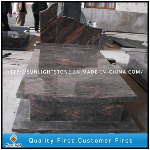 Himalaya Red Granite Stone Tombstone Monument Xiamen