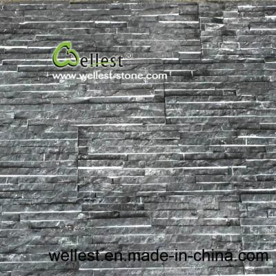 China M501 Black Marquina Marble Culture Stone for Wall Cladding