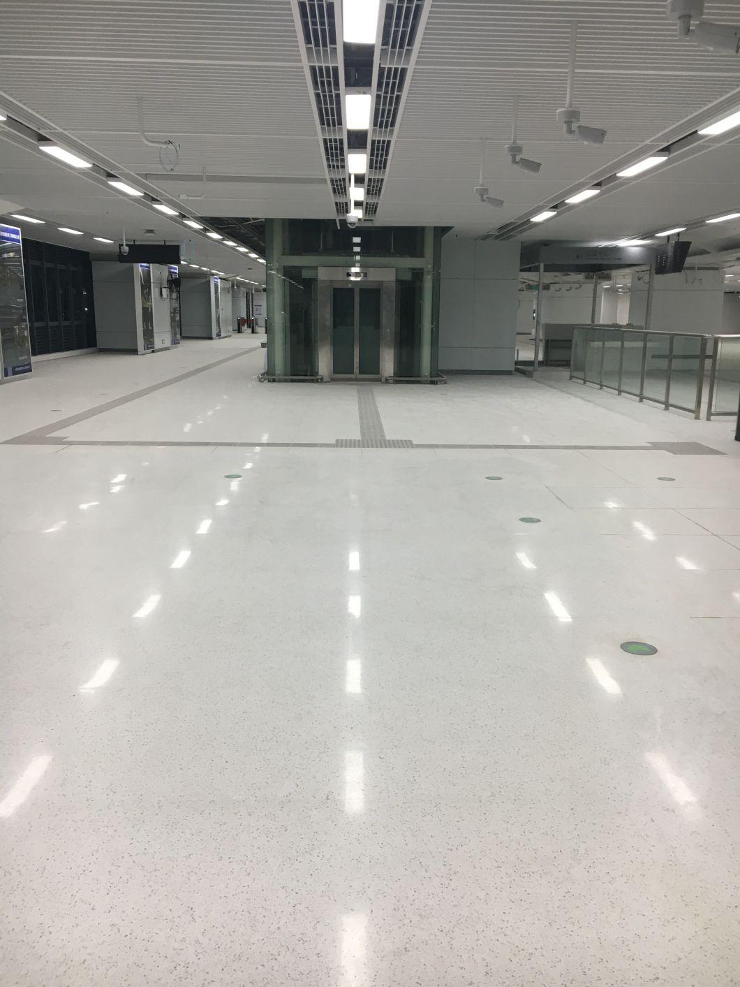 Low Price Grey Cement Terrazzo Tile and Slab for Indoor Outdoor Floor Tile