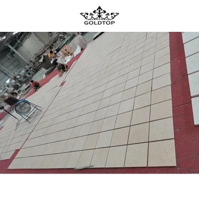 Golden Beige Marble Stone Flooring/Wall/Countertop for Kitchen Vanity/Island Marble Supplier