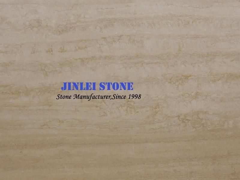 Nature Stone Roman Travertine Marble for Hotel Wall Tile or Stairs