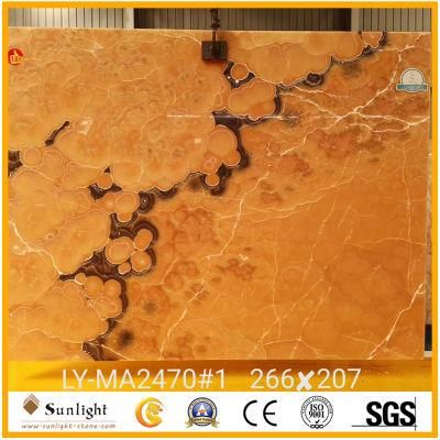 Natural Mexico Orange Pineapple Onyx Marble Stone Onyx Slab