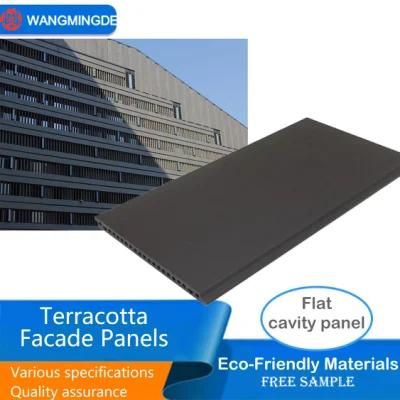Natural Surfaced Silver Gray and Cost-Effective Terracotta Facade Panels for Building Exterior