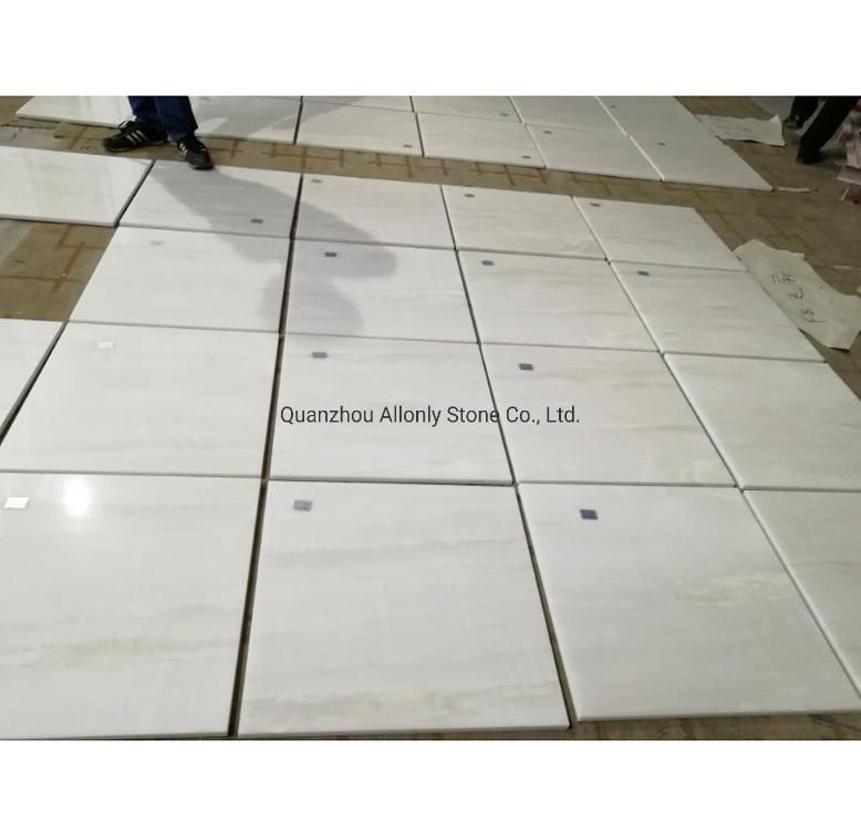 Mystery White Marble/Rino White Marble Stair Tile for Floor
