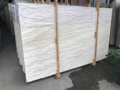Natural Turkey White Beige Travertine Slabs Marble Wall/Flooring/Bathroom/Kitchen Tiles