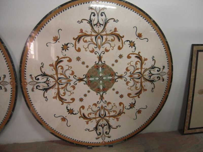 Classic Marble Patterns Waterjet Medallion Floor Tiles Natural Stone Factory Direct Sale