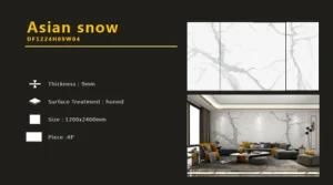 1200X2400X9mm Thin Honed Porcelain Slab Sintered Stone for Background Wall, Kitchen, Dinner Countertop