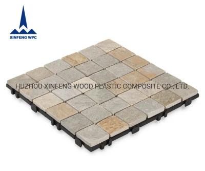 Outdoor Stone Paving Floor Interlocking DIY Tiles