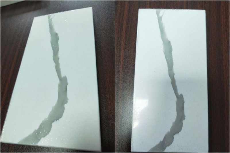 Hot Sale Man Made Calacatta White Marble Artificial Quartz Countertop