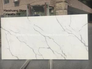 Natural Calacatta White Marble for Wall/Floor Tiles/Countertops/Interior Decoration