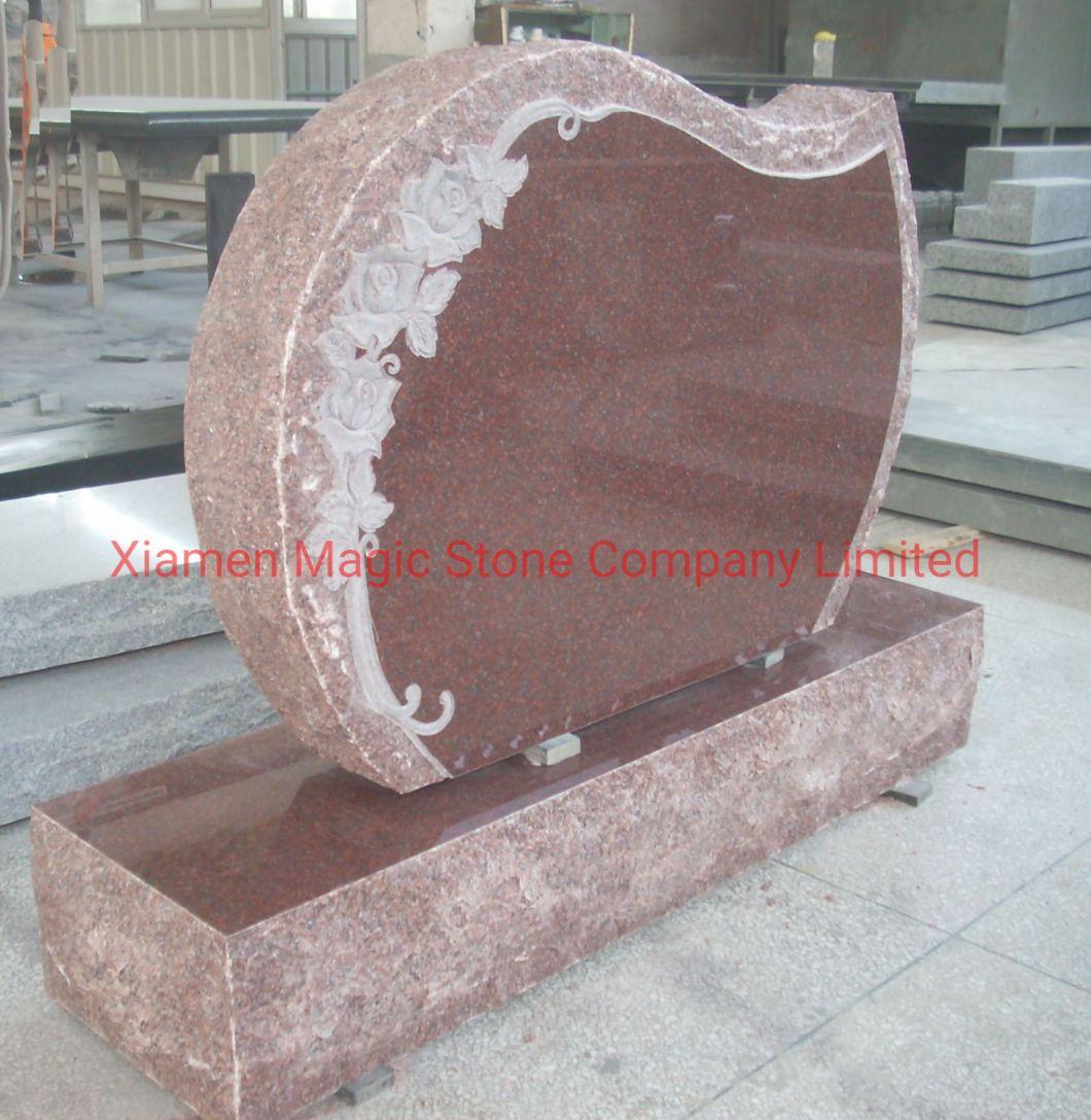 Granite Stone Cemetery Cheap Marble Grave Headstone Tombstone