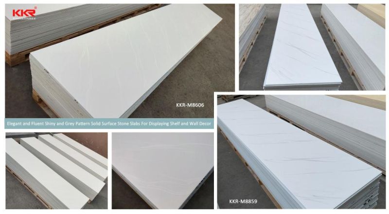 Kkr Small Chips Modified Acrylic Solid Surface Resin Wall Panel