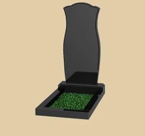 European/Russian Style Aboslute Black Granite Monument / Tombstone/Gravestone