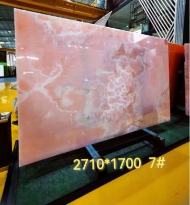 Natural Pink Onyx Polished Slabs