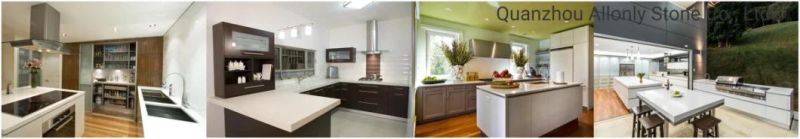 Pure White Quartz Solid Surface Countertop for Kitchen and Bathroom