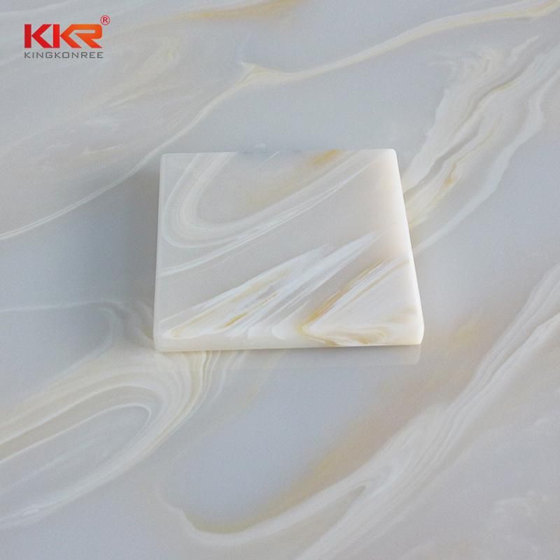 Translucent Artificial Stone Slab Corian Decorative Solid Surface