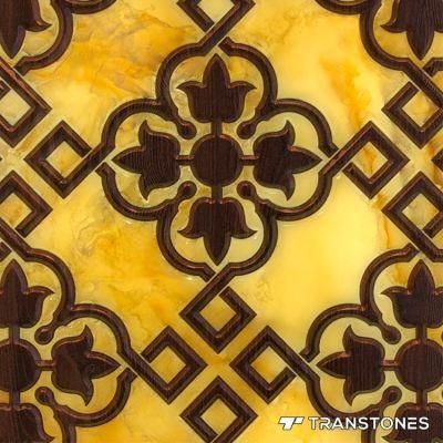 3D Artificial Stone Background Wall Panel Alabaster Sheet