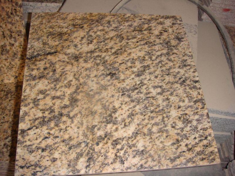 Tiger Skin Yellow Granite Tiles and Slabs