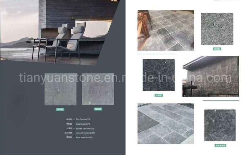 Natural Split Bluestone Blue Limestone Paver for Castle Paver