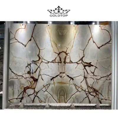 Luxury Stone Polished Indoor Decoration Blue Roma Slab Granite Countertop