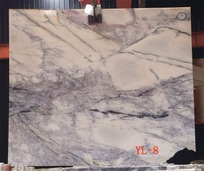 Pink Polished Marble Slabs for Interior Flooring Wall Decoration