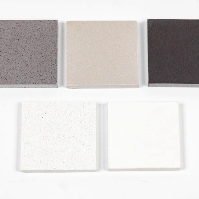 Variety Colors Artificial Quartz Stone with Excellent Quality for Household and Commercial Such as Countertops, Table Counters, Wall Plaques, Shelves, Sinks