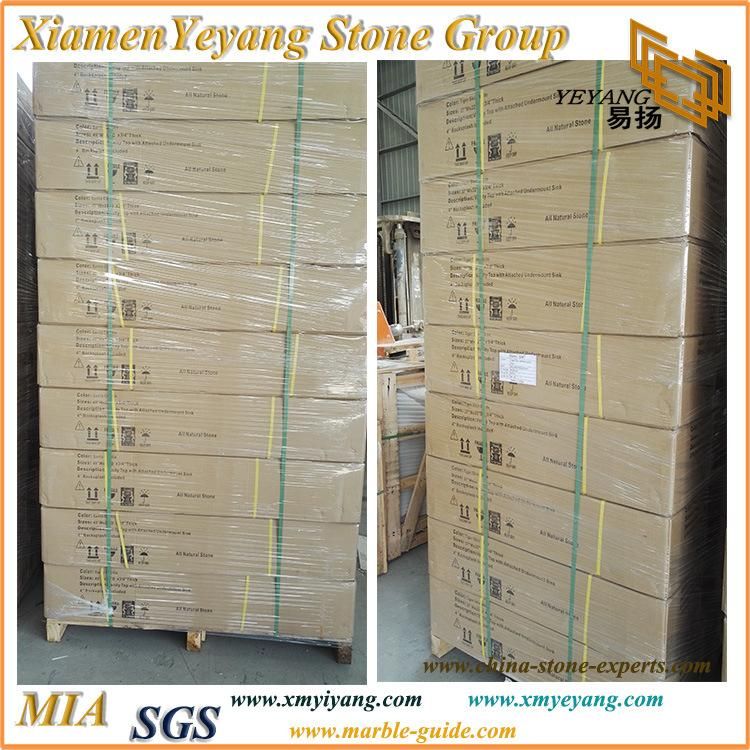 Quartz Kitchen Countertops & Bathroom Vanity Tops with Ceramic Sinks