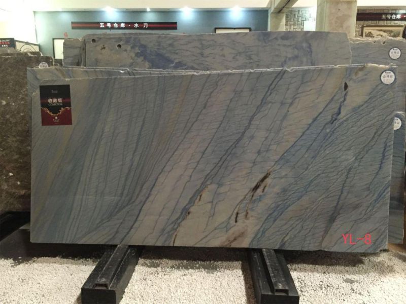 Grand Blue Marble Slabs for Interior Flooring Wall Decoration