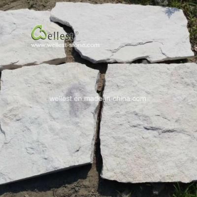 White Sandstone Cladding, Field Stone, Irregular Loose Walling Stone, Castle Stone Exterior