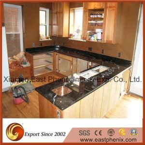 Natural Black Polished Granite Stone Granite Kitchen Countertops