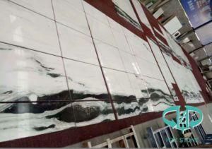 Narural Polished White/Black Panda White Marble for Slabs/Wall/Flooring Tiles/Building/Project Interior Decoration