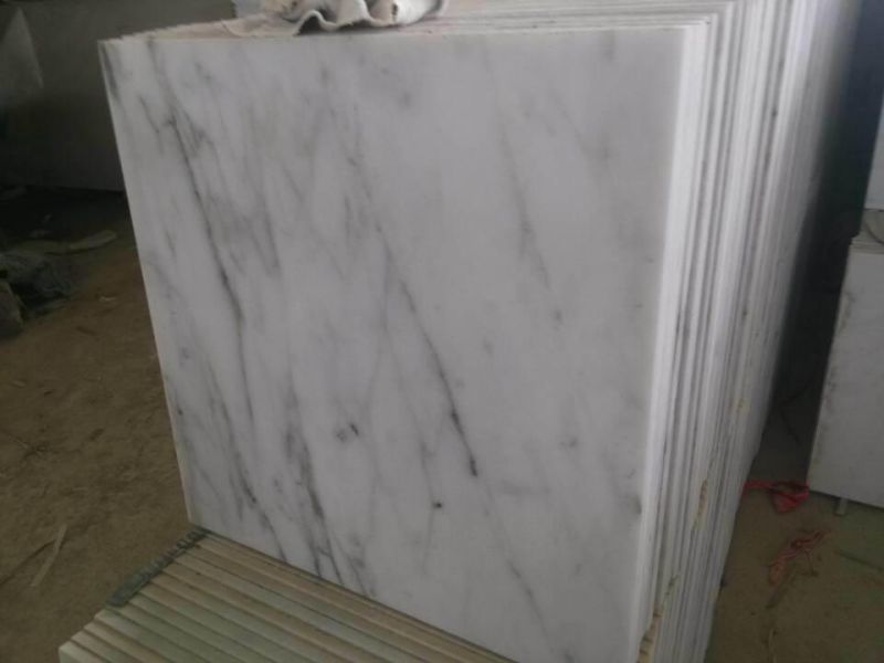 Popular Natural Crystal White/Guangxi White Marble Slab and Tile for Hotel Wall Floor Decorate