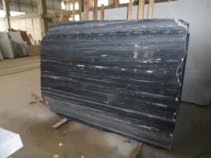 Black Forest Marble Stone, Black Wood Vein Marble Slab/Tile
