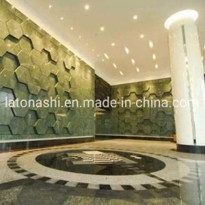 Discount Natural Polished India Green Marble Stone Tile for Floor