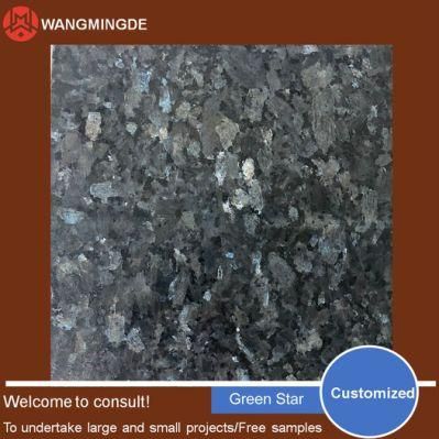 Green Pearl and Smooth Surface with Rich Texture Granite Use for Interior Decoration and Bathroom