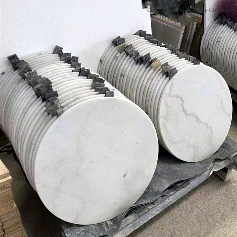 Custom Made China Cheap White Marble Stone Top Natural Coffee Table