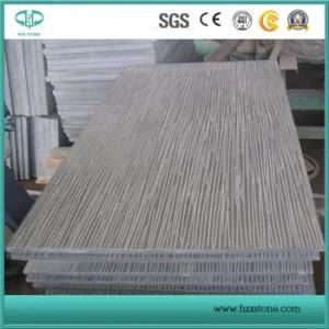 Hainan Grey Basalt Tiles with Special Line Finish Polished Honed Bushhammered Chilseled for Exterior Paving Wall Cladding