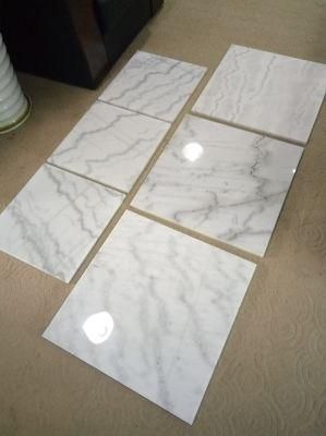 China Carrara Marble Chiva White/Greyish Bathroom Mosaic Mable Slabs Floor/Tiles