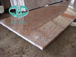 Mapel Red G562 Granite Garden Bench, Natural Stone Bench