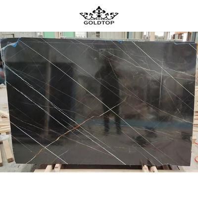 Luxurious Black Marble Slab for Hotel Countertop Kitchen Top Bar Top