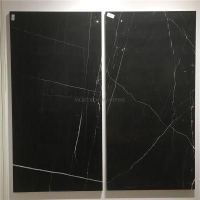 China Factory Grade a Laura Black Gold Veins Marble for Floor