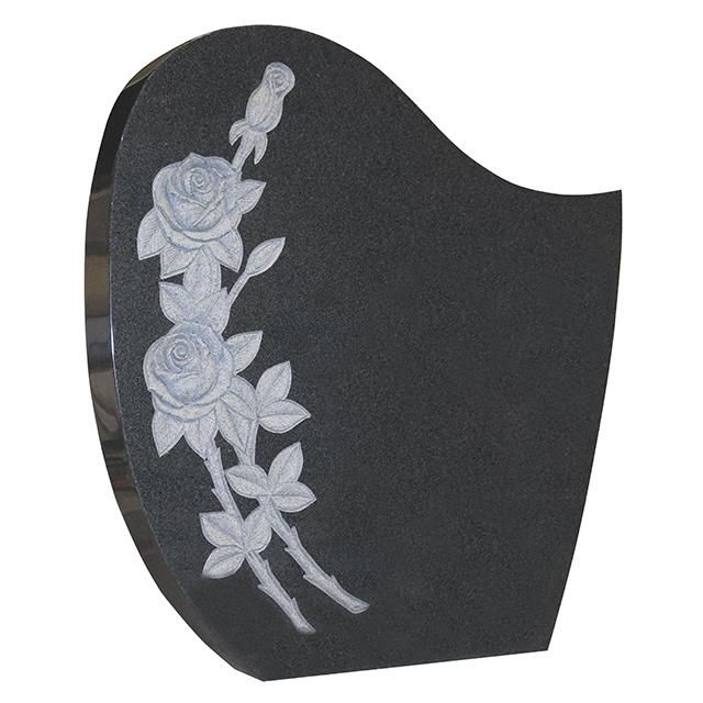 Xiamen Manufacturer Cheap Price Indian Black Granite Cemetery Monument