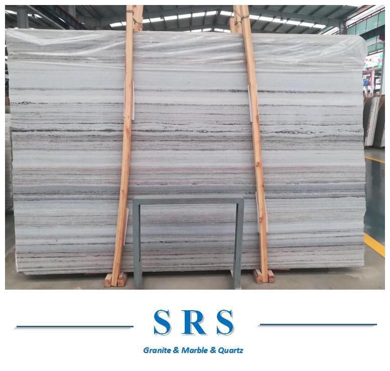 Crystal Wooden Vein Marble Slab for Wall/Floor/Background/Tile