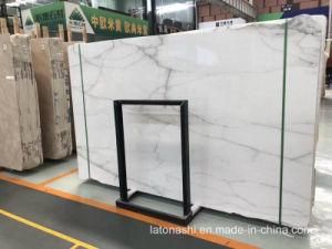 Italian Statuario White Marble for Flooring and Wall Cladding