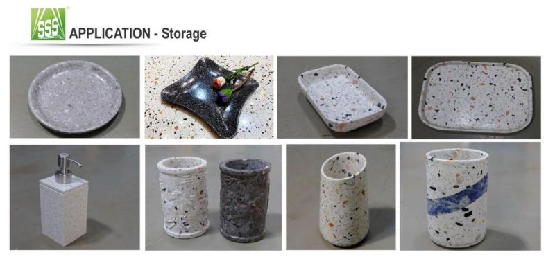 Green Terrazzo Big Slab for Decoration and Floor Paving