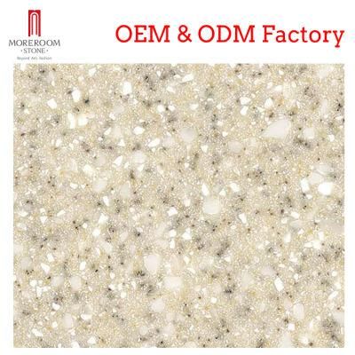 Beige Color Artificial Stone Sink 12mm Pure Acrylic Solid Surface