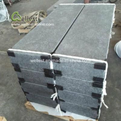 Natural Landscaping Black Granite Garden Stepping Paving Stones
