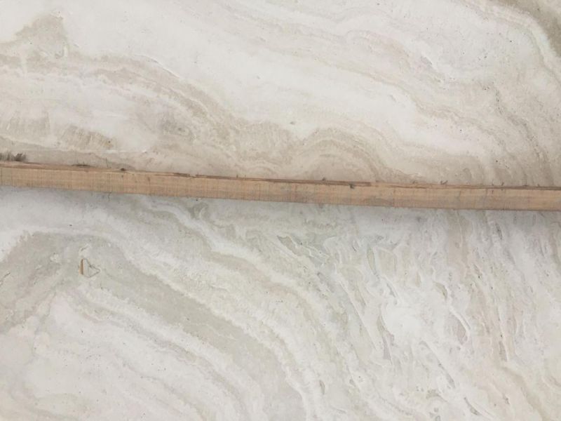 Roman Travertine Cream/Beige/ Silver Grey/White Travertine with Straight Veins/Cross Cut for Slab/Floor Tile/Wall Cladding