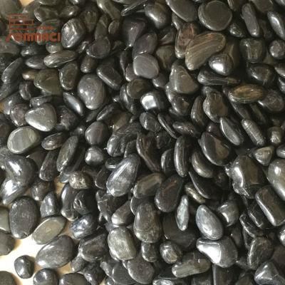 Natural Black Pebble River Rock Paving Stone